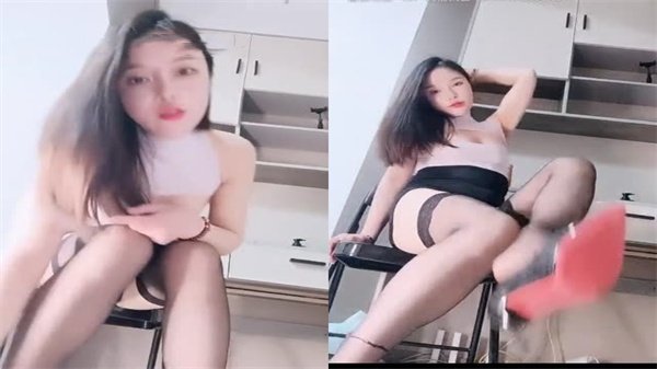 高跟黑丝巨乳御姐浪叫不断，情趣道具疯狂玩弄湿透蜜穴