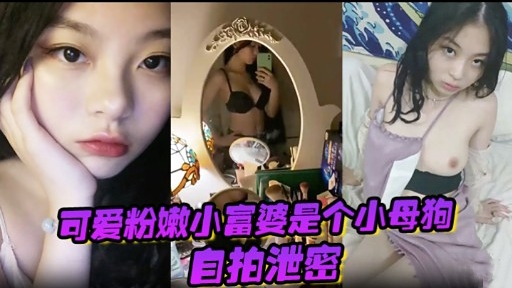 [无码流出] 粉嫩小富婆自拍泄密，骚穴求操成母狗